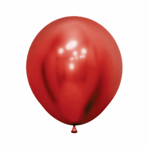 Bioloons Rundballon Chromglanz Rot (45cm) - biologisch abbaubar