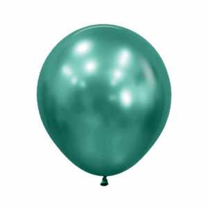 Bioloons Rundballon Chromglanz Aurora Grün (45cm) - biologisch abbaubar