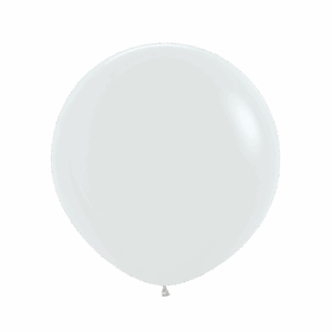 Bioloons Riesenballon Weiß (60cm) - TÜV-zertifizierte Qualität