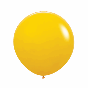 Bioloons Riesenballon Honiggelb (60cm) - plastikfrei verpackt
