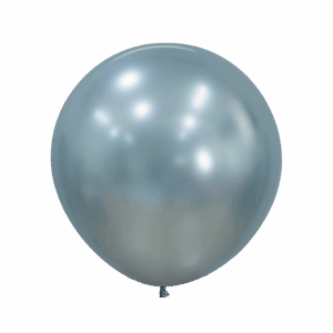Bioloons Riesenballon Arktis-Blau seidenmatt (60cm) - Premium Qualität