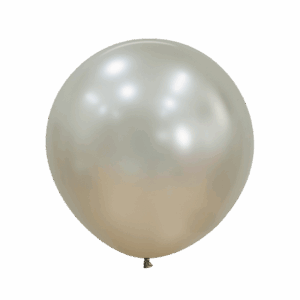 Bioloons Riesenballon Creme Perle seidenmatt (60cm) - TÜV-zertifizierte Qualität