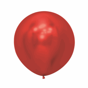 Bioloons Riesenballon Chromglanz Rot (60cm) - biologisch abbaubar