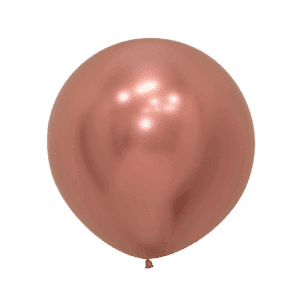Bioloons Riesenballon Chromglanz Roségold (60cm) - biologisch abbaubar