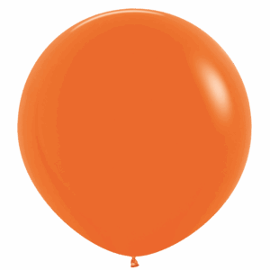 Bioloons Riesenballon Orange (90cm) - plastikfrei verpackt