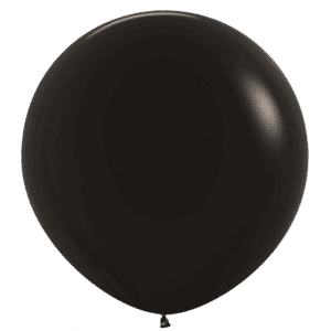 Bioloons Riesenballon Schwarz (90cm) - für Dekorationen
