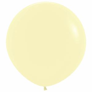 Bioloons Riesenballon Pastell Gelb (90cm) - 100% Naturlatex