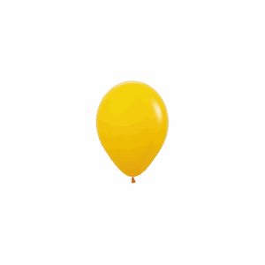 Bioloons Mini-Ballon Honiggelb (12.5cm) - Frei von Schadstoffen
