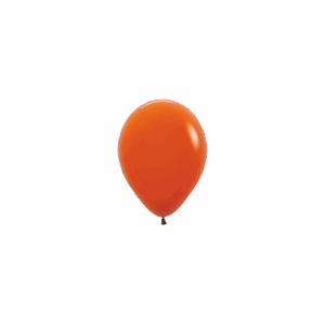 Bioloons Mini-Ballon Dunkelorange (12.5cm) - Nachhaltige Deko
