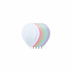 Bioloons Mini-Ballon Samt Mischung (12.5cm) - für Dekorationen