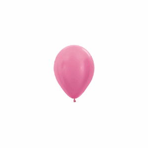 Bioloons Mini-Ballon Samt Pink (12.5cm) - Nachhaltige Deko