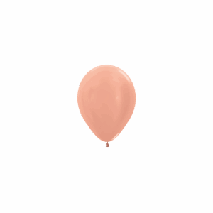 Bioloons Mini-Ballon Roségold Metallic (12.5cm) - Nachhaltige Deko
