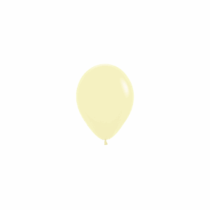 Bioloons Mini-Ballon Pastell Gelb (12.5cm) - 100% Naturlatex