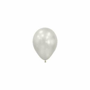 Bioloons Mini-Ballon Weiße Auster seidenmatt (12.5cm) - biologisch abbaubar