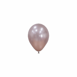 Bioloons Mini-Ballon Rosa Blüte seidenmatt (12.5cm) - 100% Naturlatex