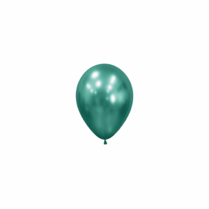 Bioloons Mini-Ballon Chromglanz Aurora Grün (12.5cm) - für Dekorationen