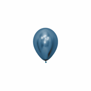 Bioloons Mini-Ballon Chromglanz Blau (12.5cm) - biologisch abbaubar