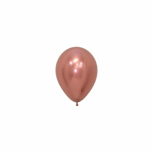 Bioloons Mini-Ballon Chromglanz Roségold (12.5cm) - 100% Naturlatex