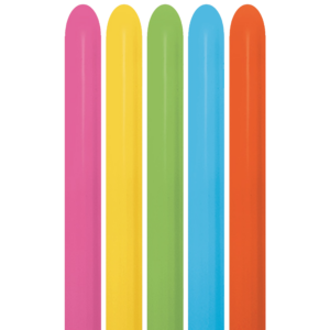 Bioloons Modellierballon Tropical Mischung (5cm) - 100% Naturlatex