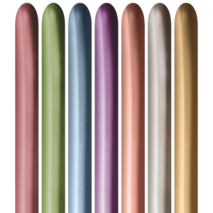 Bioloons Modellierballon Chromglanz Mischung (5cm) - biologisch abbaubar