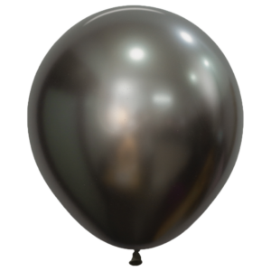 Bioloons Rundballon Mitternachts-Grau seidenmatt (45cm) - Premium Qualität