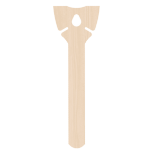 Luftballon-Haltestab aus Pappe naturfarben - ohne Plastik PAPHALTER000