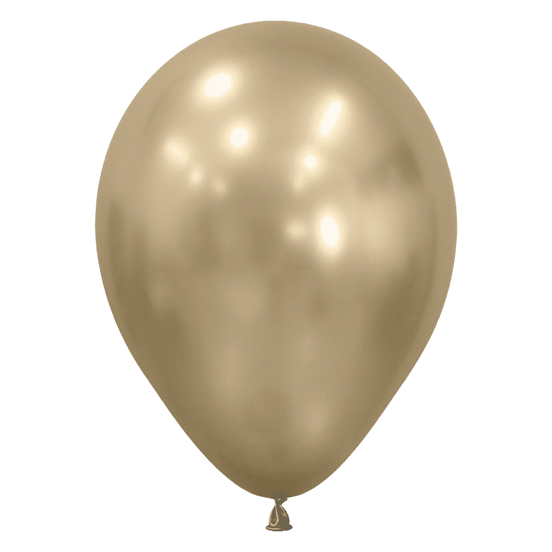Bioloons Rundballon Goldstaub seidenmatt (30cm) - 100% Naturlatex