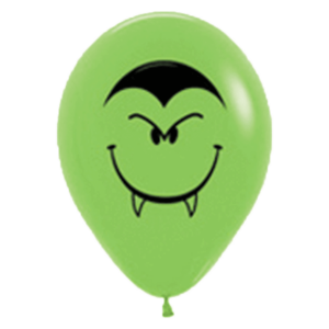 Bioloons Mini-Ballon Hellgrün Dracula (12.5cm) – ideal für Halloween - Nachhaltige Deko