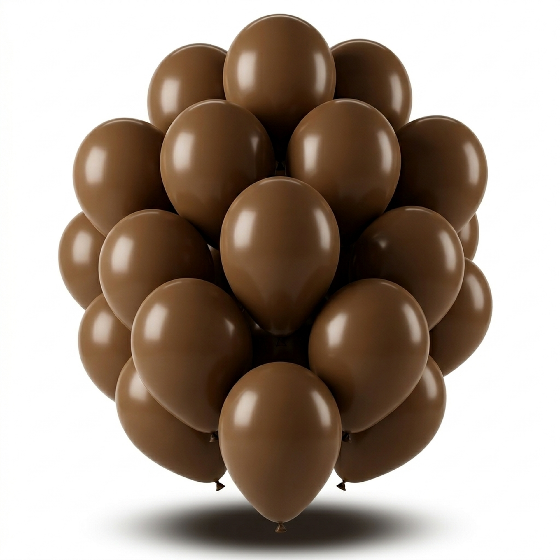 Traube aus Luftballons in Mokka 30 cm aus 100% Naturlatex, Bioloons