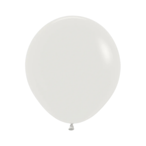 Bioloons Rundballon Mandel-Weiß (45cm) - 100% Naturlatex